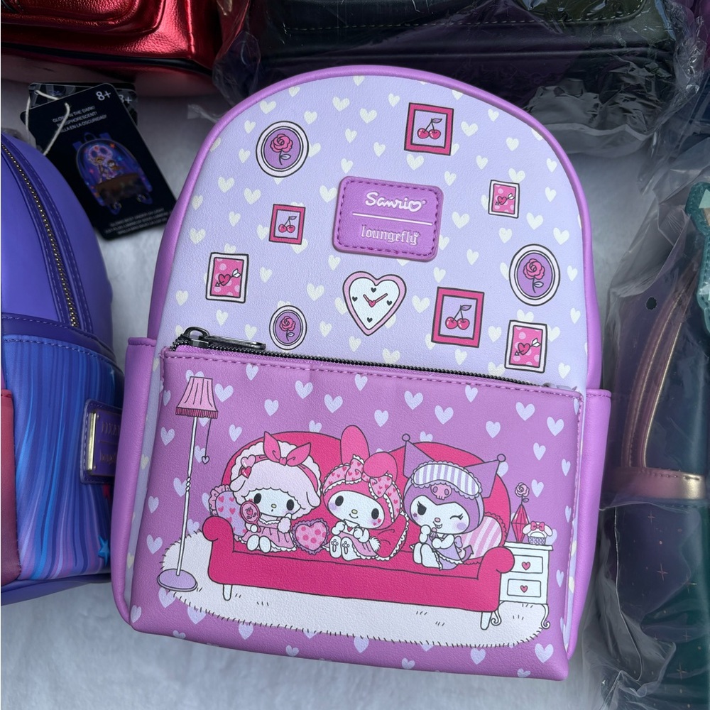 Sanrio Lavender and Pink Kids Backpack